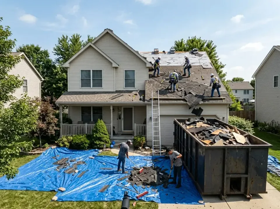 roof-replacement-debris-remova-004 — frequently asked questions, Cheapest Dumpster Rentals in Bowie, TX